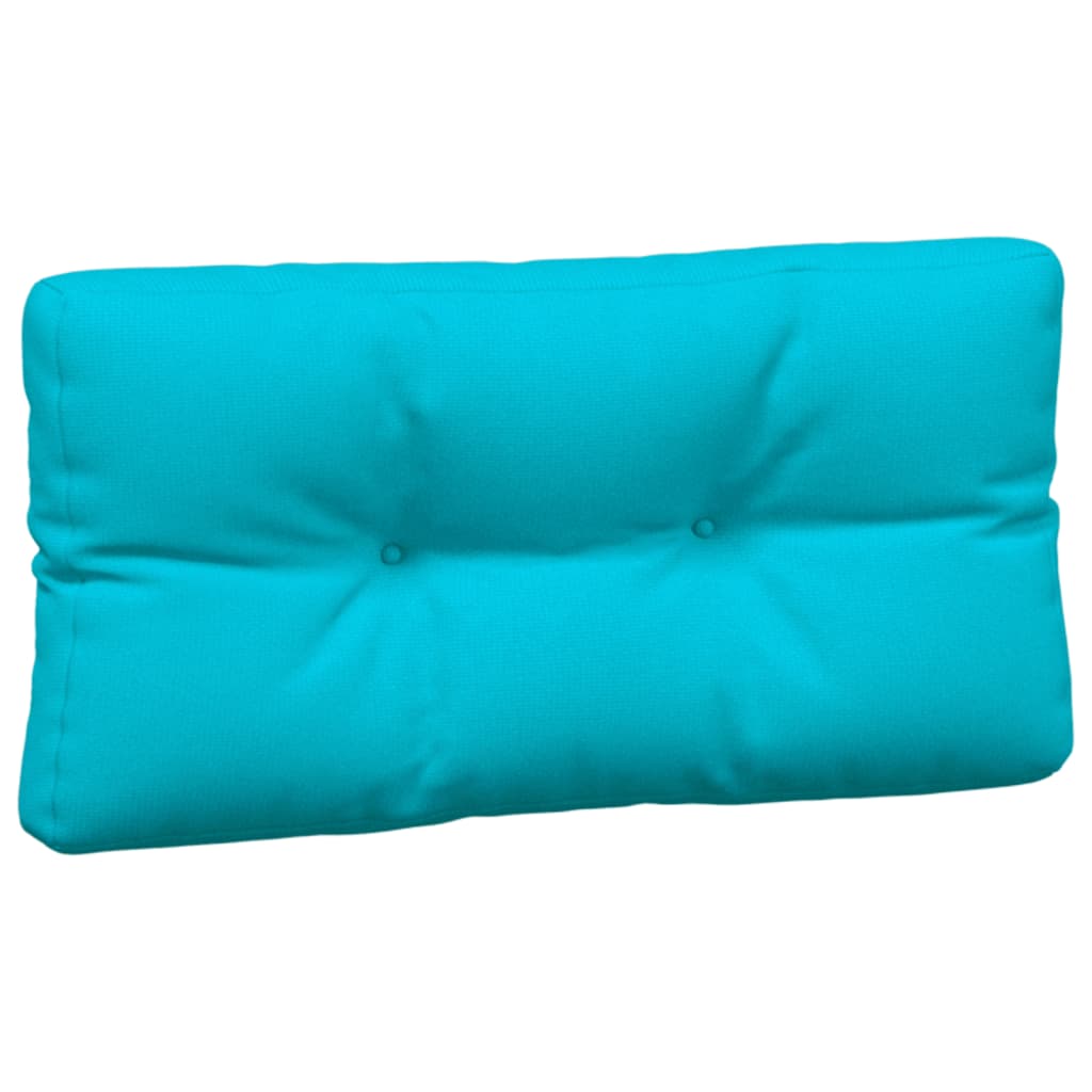 Palletkussens 7 st stof turquoise