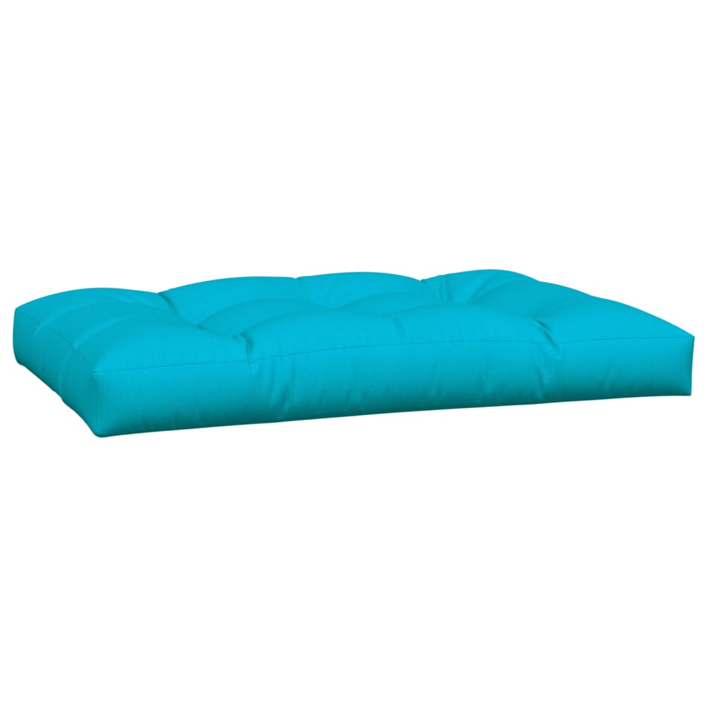 Palletkussens 7 st stof turquoise