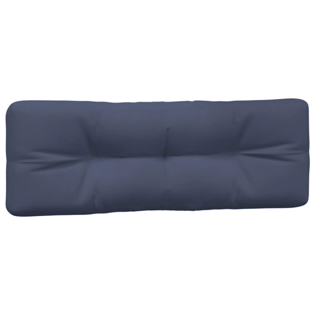 Palletkussens 7 st stof marineblauw