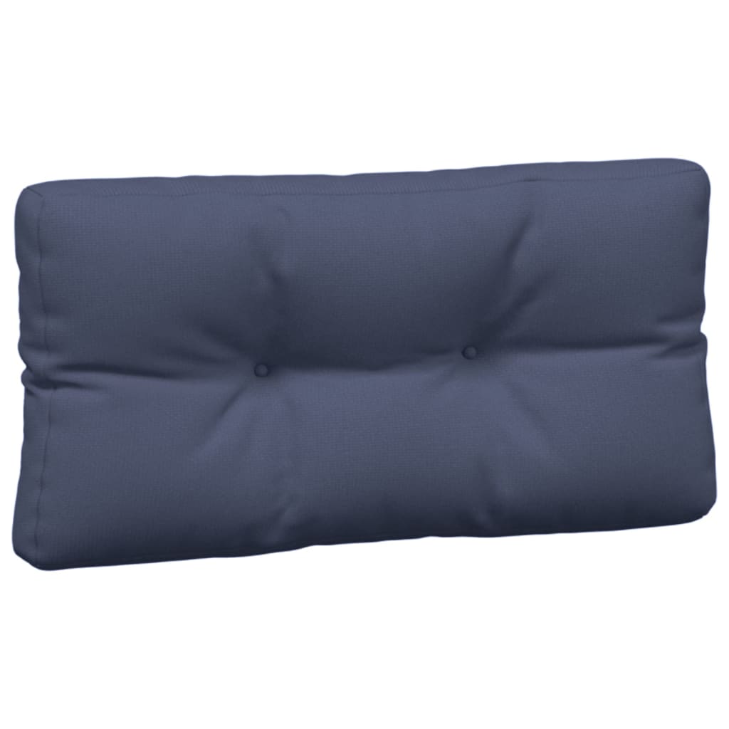 Palletkussens 7 st stof marineblauw