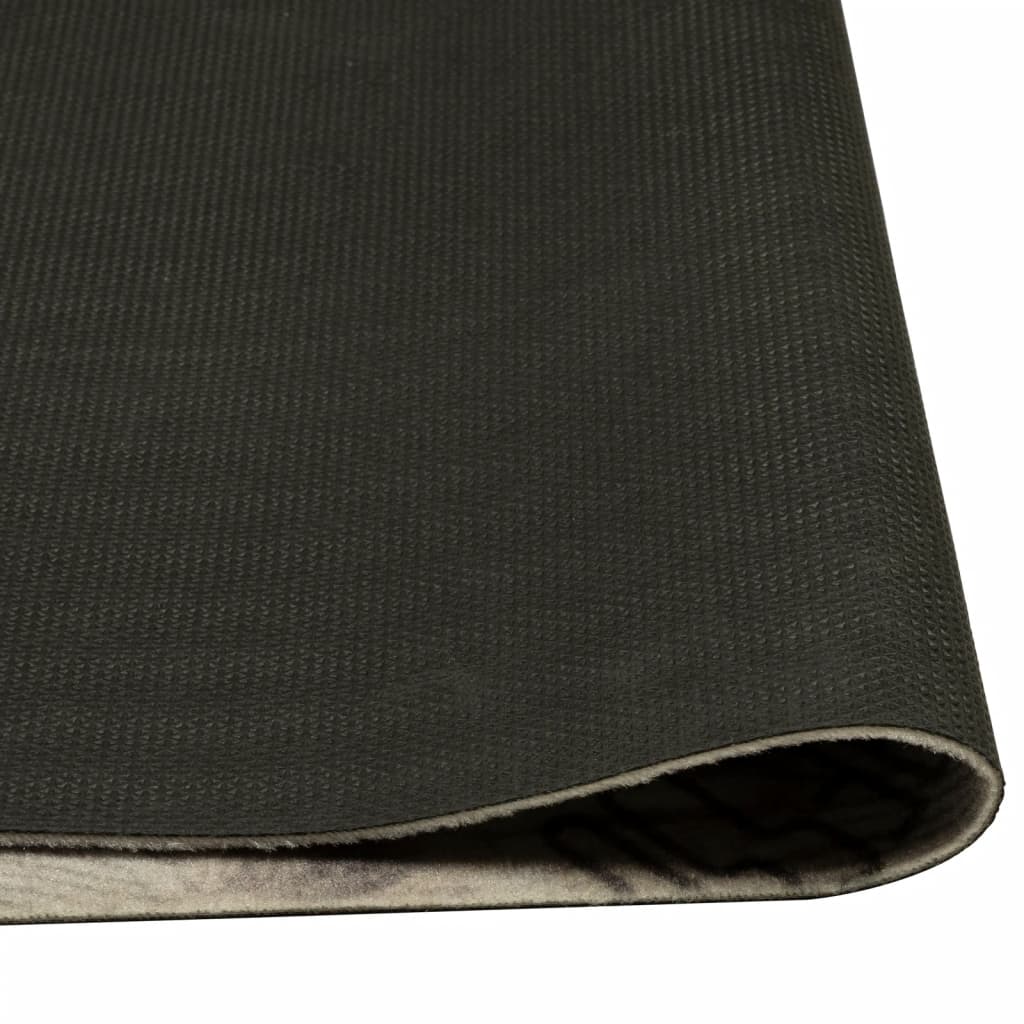 Keukenmat wasbaar koffieprint 60x180 cm fluweel grijs is nu te koop bij PeponiXL, paradijselijk wonen!