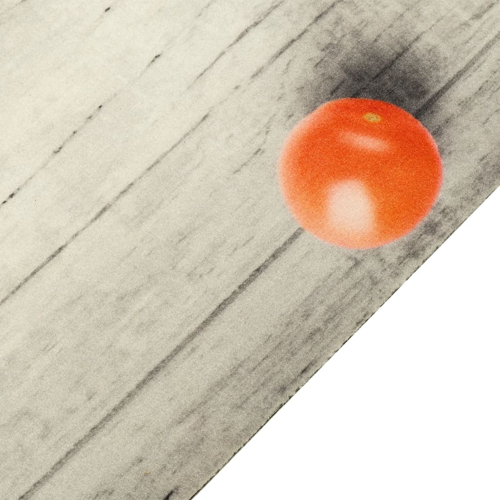 Keukenmat wasbaar tomatenprint 45x150 cm fluweel is nu te koop bij PeponiXL, paradijselijk wonen!
