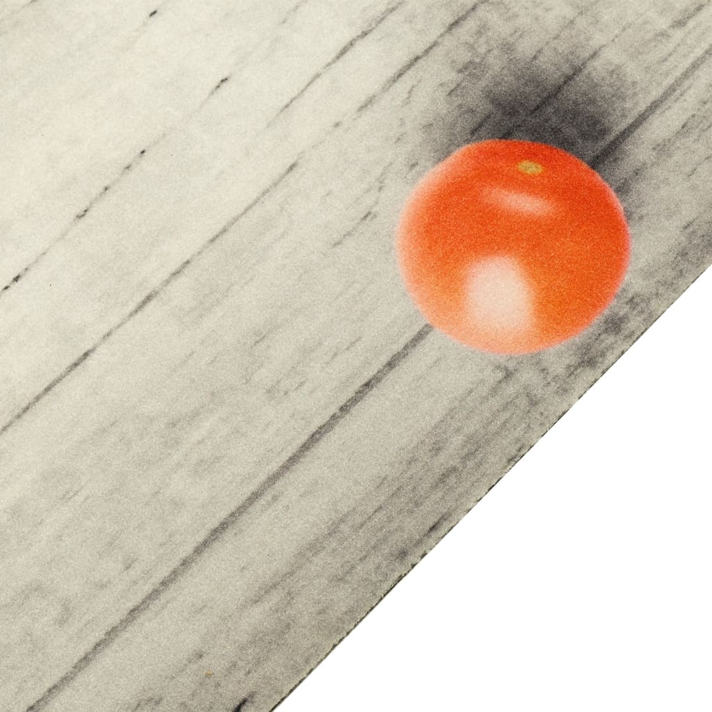 Keukenmat wasbaar tomatenprint 60x180 cm fluweel is nu te koop bij PeponiXL, paradijselijk wonen!