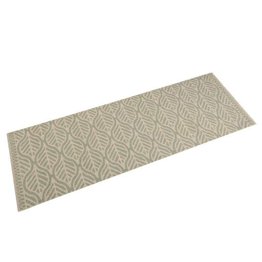 Keukenmat wasbaar bladprint 45x150 cm fluweel is nu te koop bij PeponiXL, paradijselijk wonen!