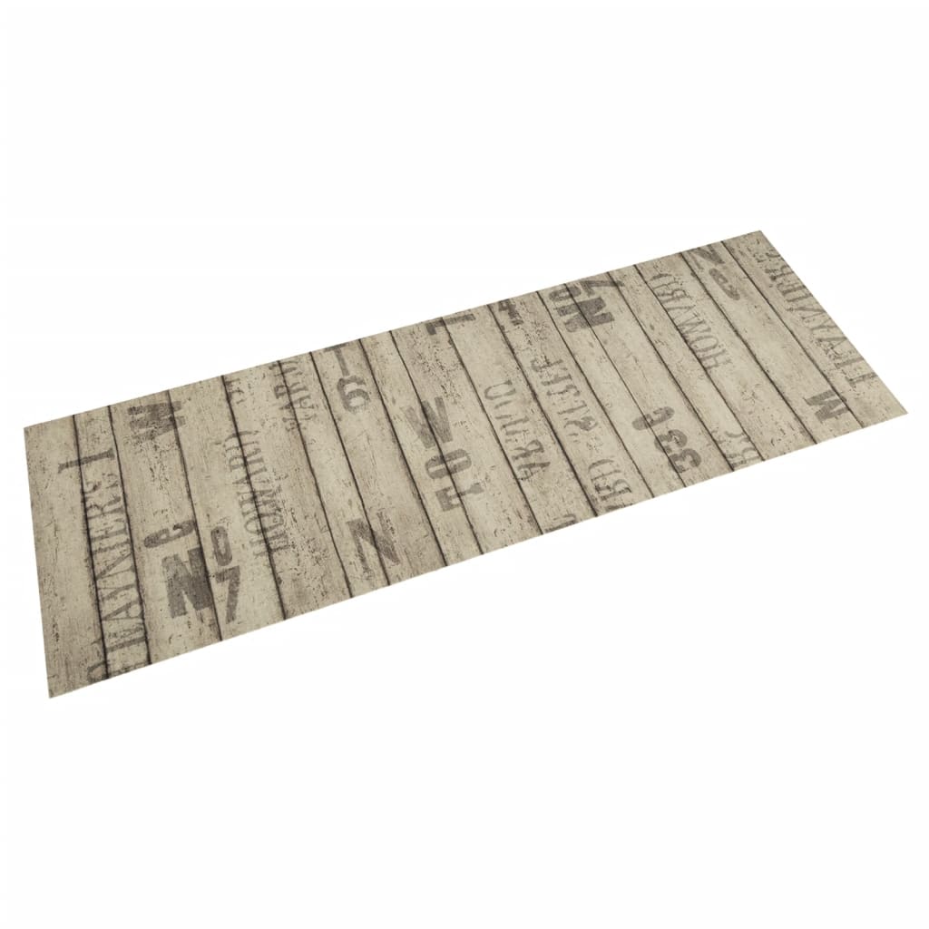 Keukenmat wasbaar hekprint 45x150 cm fluweel is nu te koop bij PeponiXL, paradijselijk wonen!