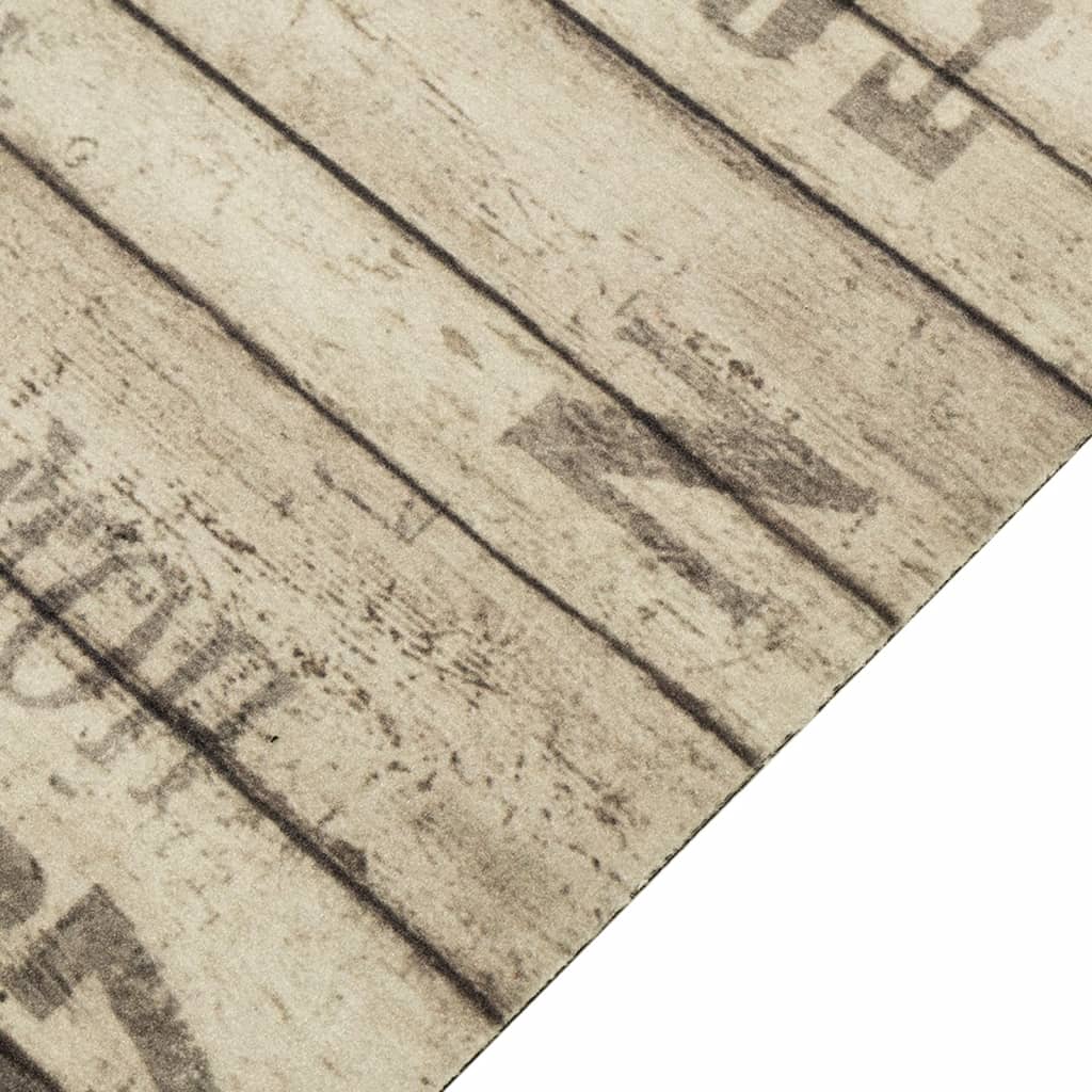 Keukenmat wasbaar hekprint 45x150 cm fluweel is nu te koop bij PeponiXL, paradijselijk wonen!
