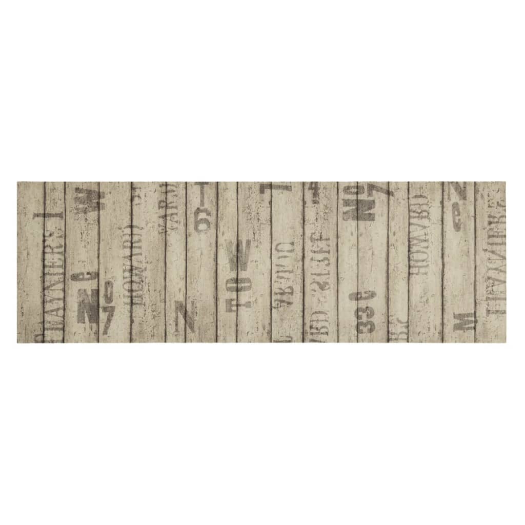Keukenmat wasbaar hekprint 60x180 cm fluweel is nu te koop bij PeponiXL, paradijselijk wonen!
