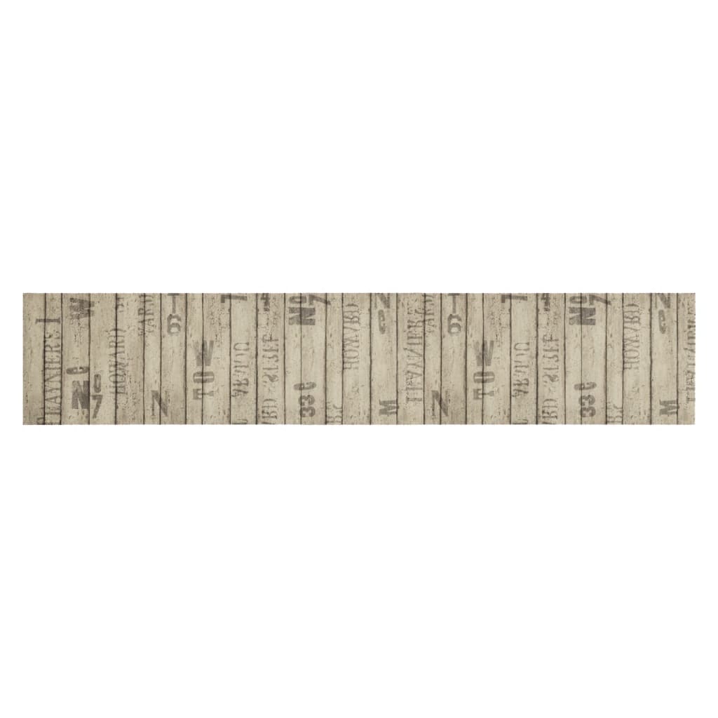 Keukenmat wasbaar hekprint 60x300 cm fluweel is nu te koop bij PeponiXL, paradijselijk wonen!