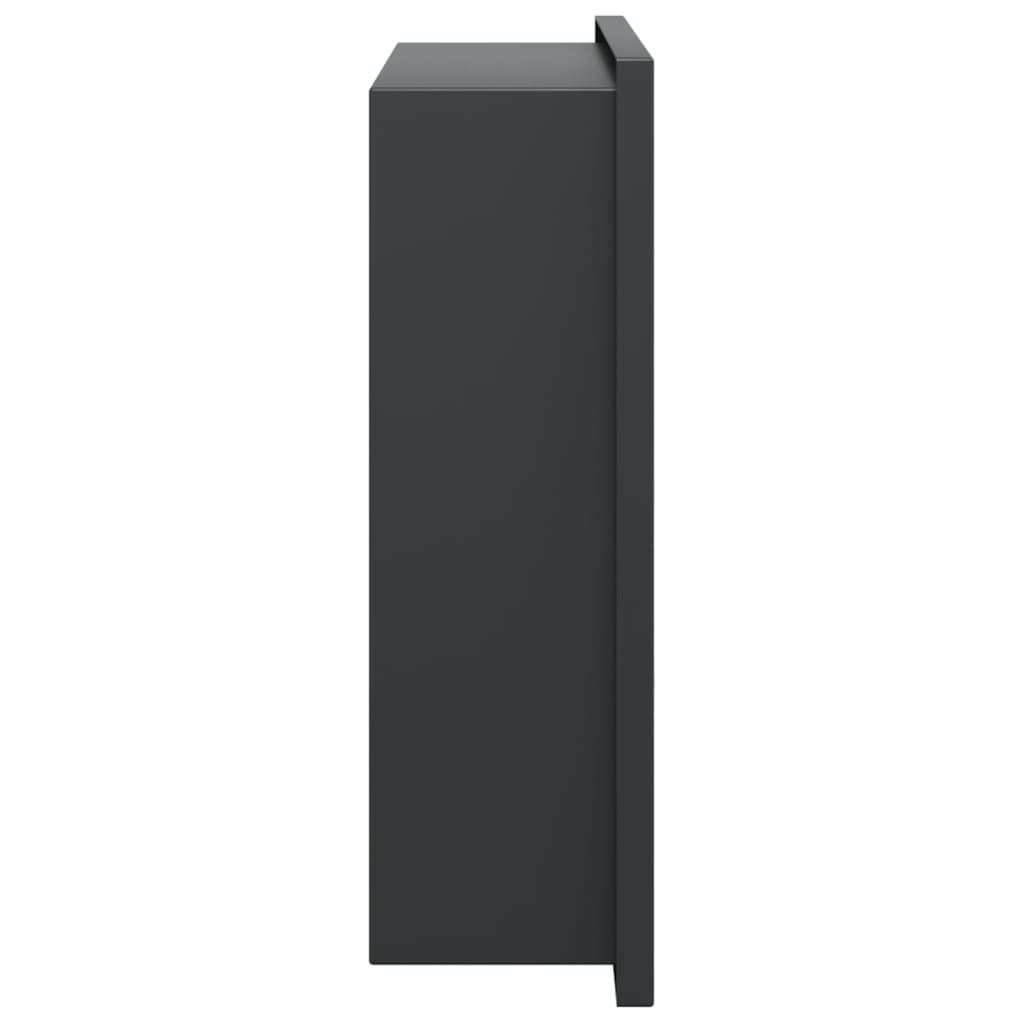 Douchenis 32x32x9 cm roestvrijstaal matzwart is nu te koop bij PeponiXL, paradijselijk wonen!