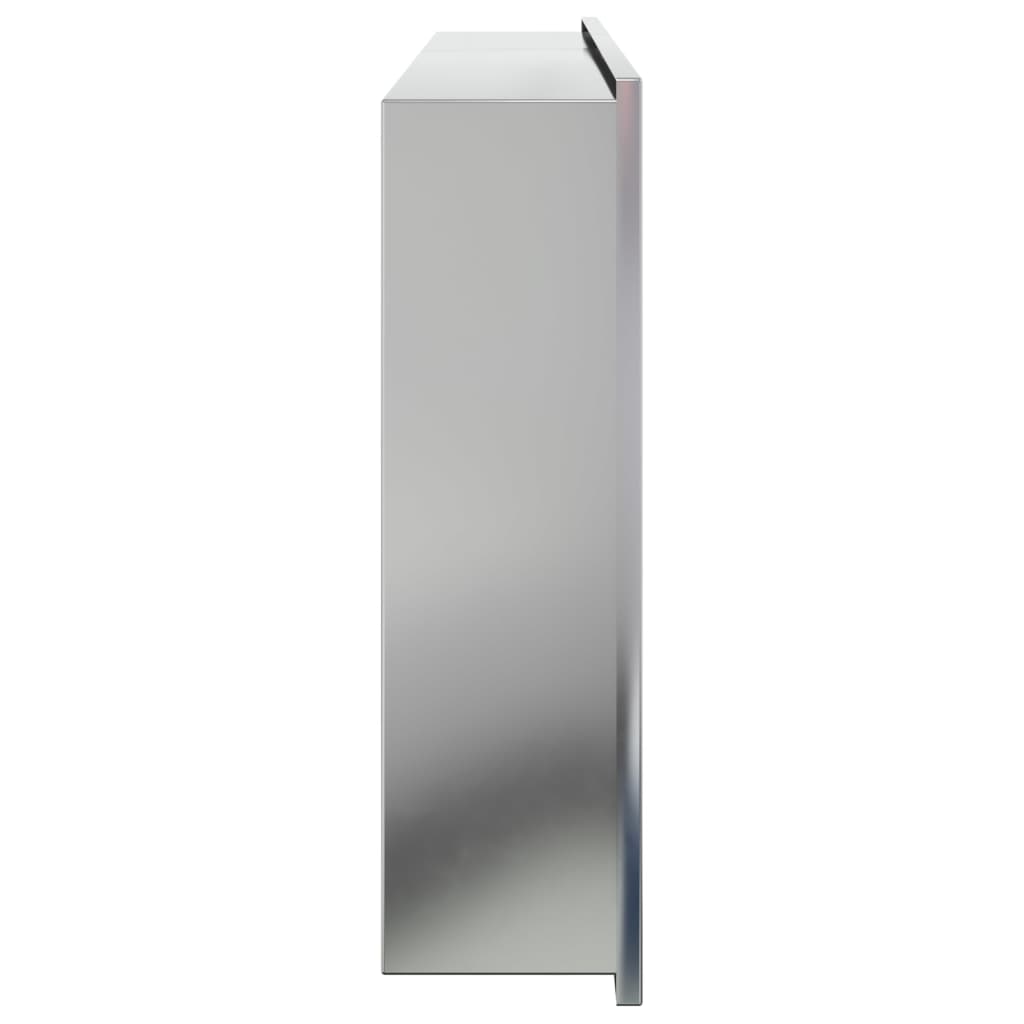 Douchenis 62x32x9 cm roestvrijstaal geborsteld zilverkleurig is nu te koop bij PeponiXL, paradijselijk wonen!