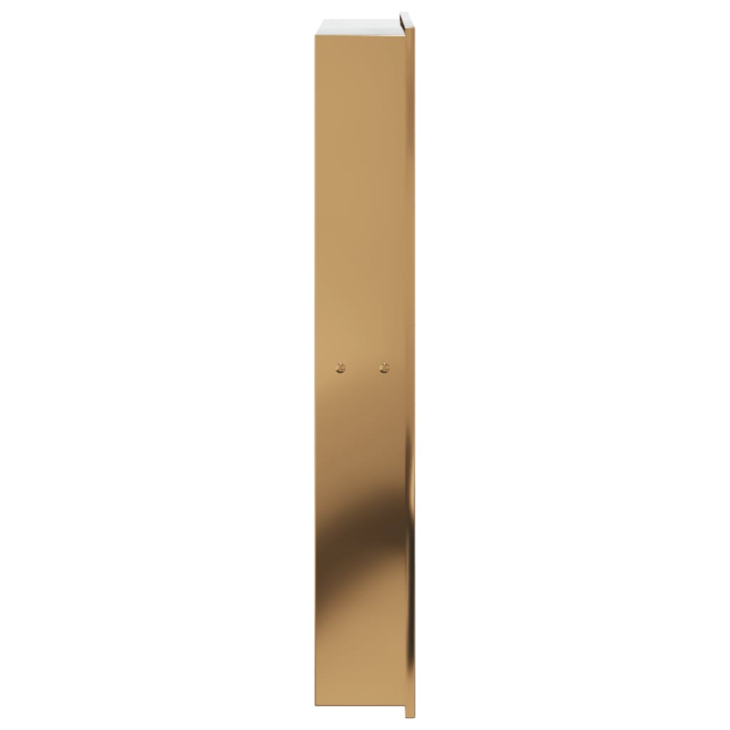 Douchenis 32x62x9 cm roestvrijstaal geborsteld goudkleurig is nu te koop bij PeponiXL, paradijselijk wonen!