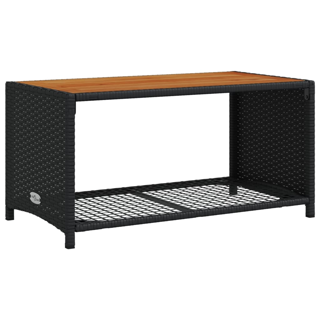 4-delige Loungeset met kussens poly rattan zwart is nu te koop bij PeponiXL, paradijselijk wonen!