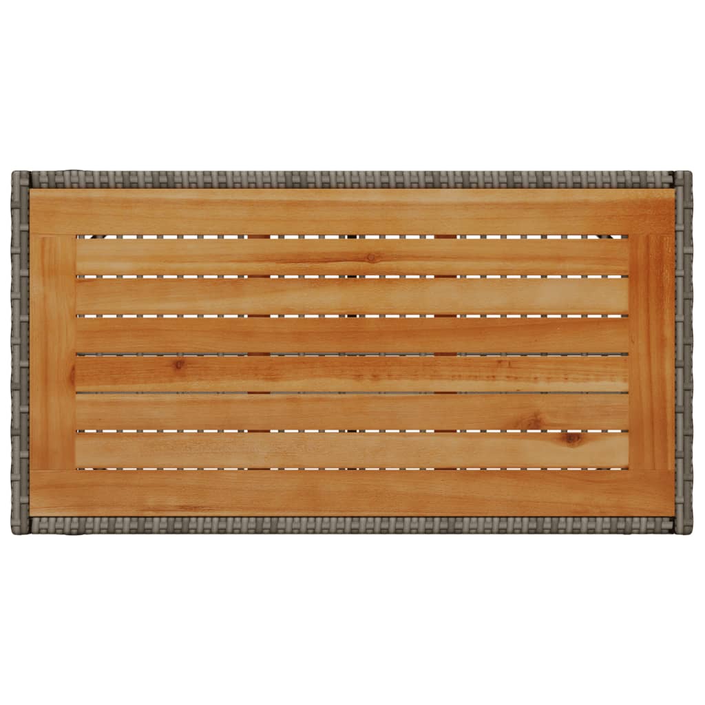 4-delige Loungeset met kussens poly rattan grijs is nu te koop bij PeponiXL, paradijselijk wonen!