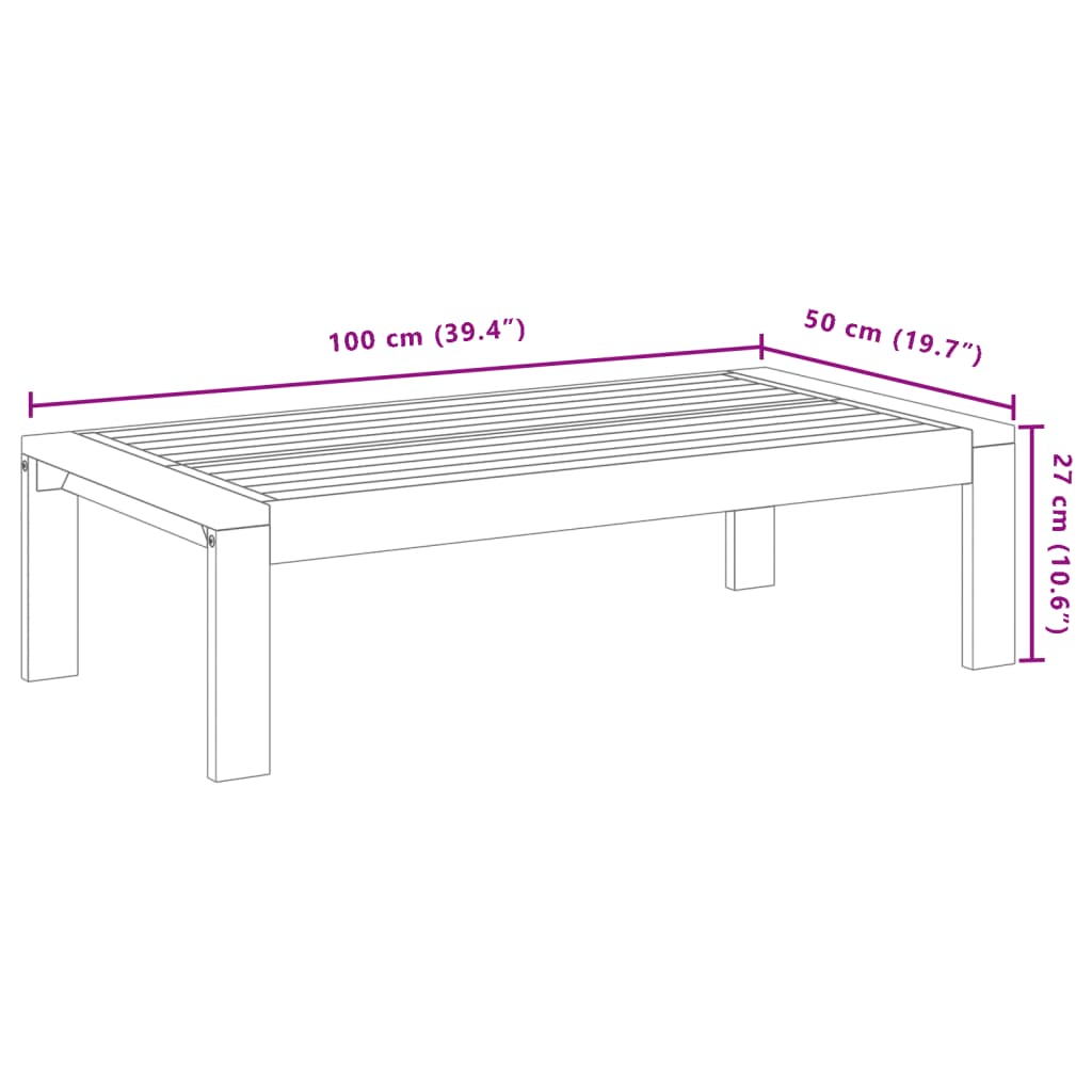 3-delige Loungeset met kussens massief acaciahout is nu te koop bij PeponiXL, paradijselijk wonen!