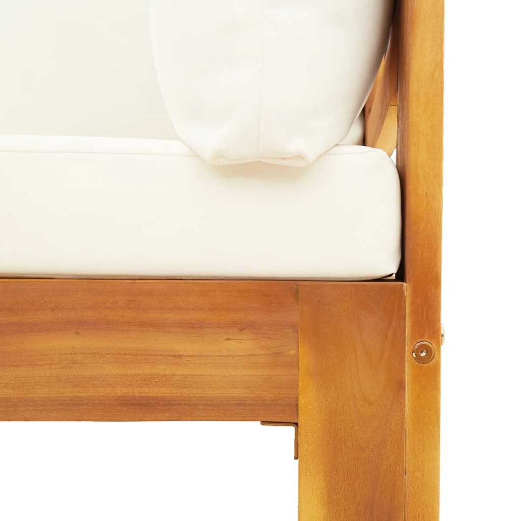 6-delige Loungeset met kussens massief acaciahout is nu te koop bij PeponiXL, paradijselijk wonen!