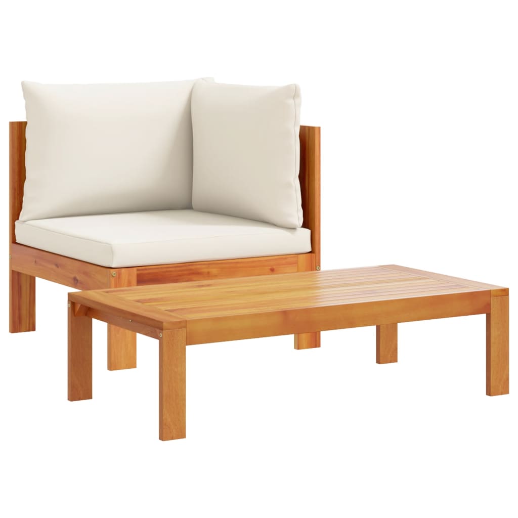 10-delige Loungeset met kussens massief acaciahout is nu te koop bij PeponiXL, paradijselijk wonen!