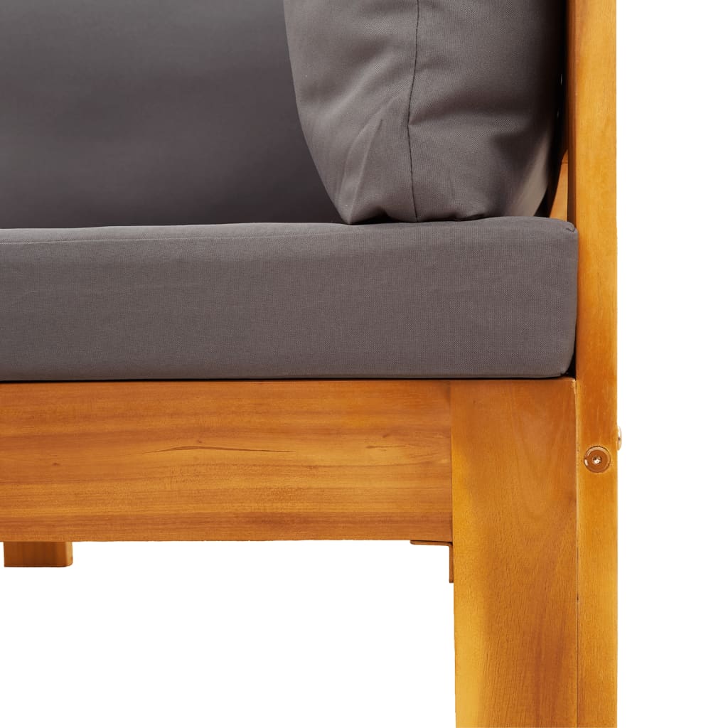 6-delige Loungeset met kussens massief acaciahout is nu te koop bij PeponiXL, paradijselijk wonen!