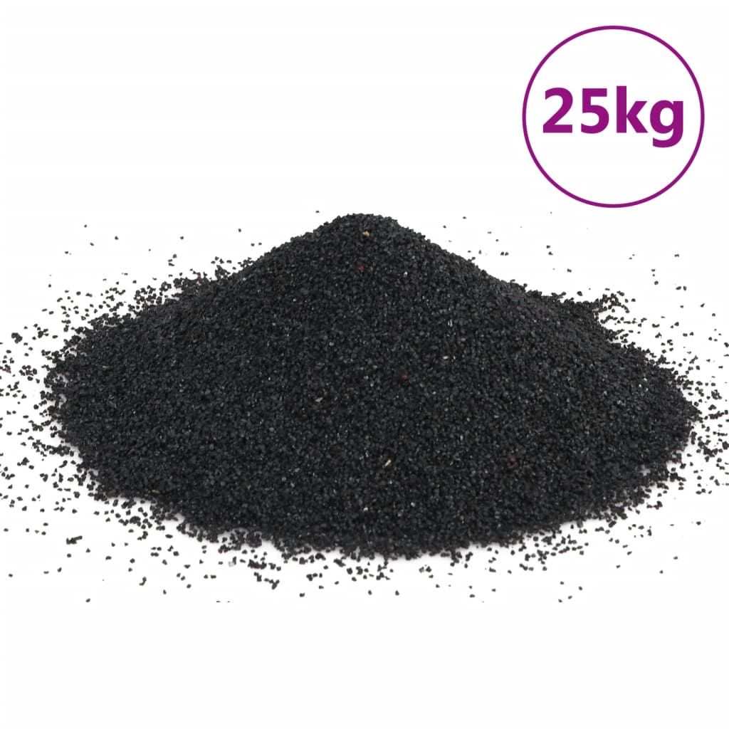Aquariumzand 25 kg 0,2-2 mm zwart is nu te koop bij PeponiXL, paradijselijk wonen!