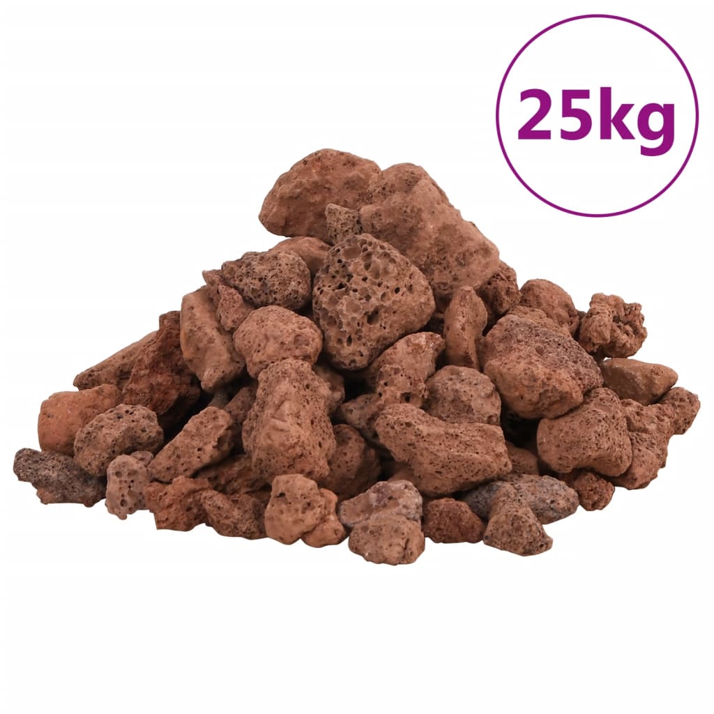 Lavastenen 25 kg 1-2 cm rood is nu te koop bij PeponiXL, paradijselijk wonen!