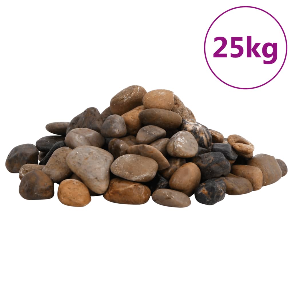Kiezelstenen gepolijst 2-5 cm 25 kg meerkleurig is nu te koop bij PeponiXL, paradijselijk wonen!