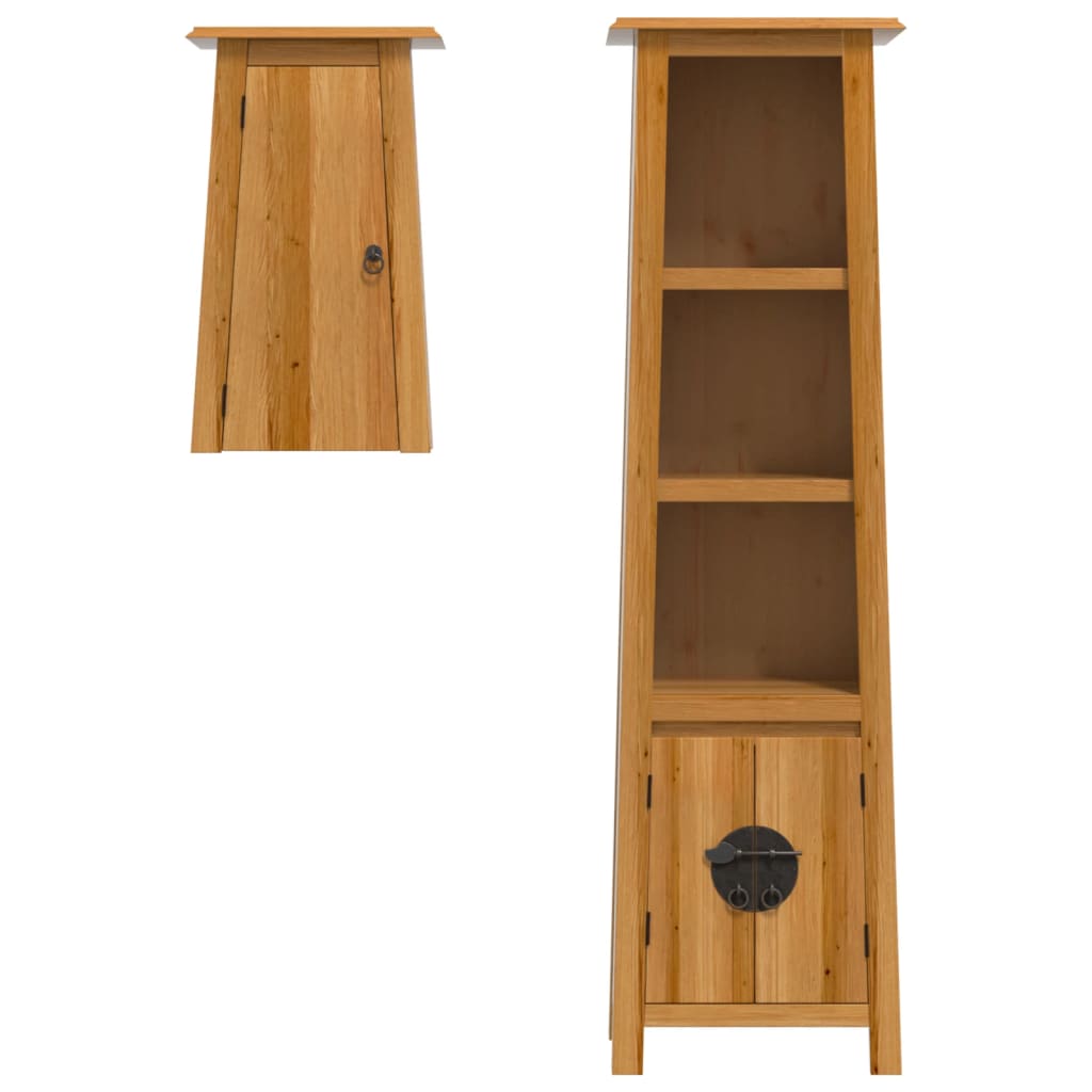 2-delige Badkamermeubelset massief grenenhout is nu te koop bij PeponiXL, paradijselijk wonen!
