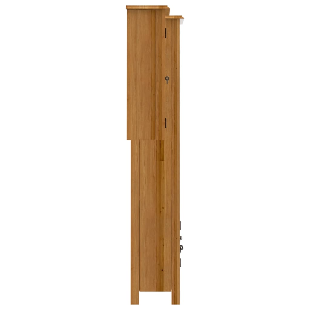 2-delige Badkamermeubelset massief grenenhout is nu te koop bij PeponiXL, paradijselijk wonen!