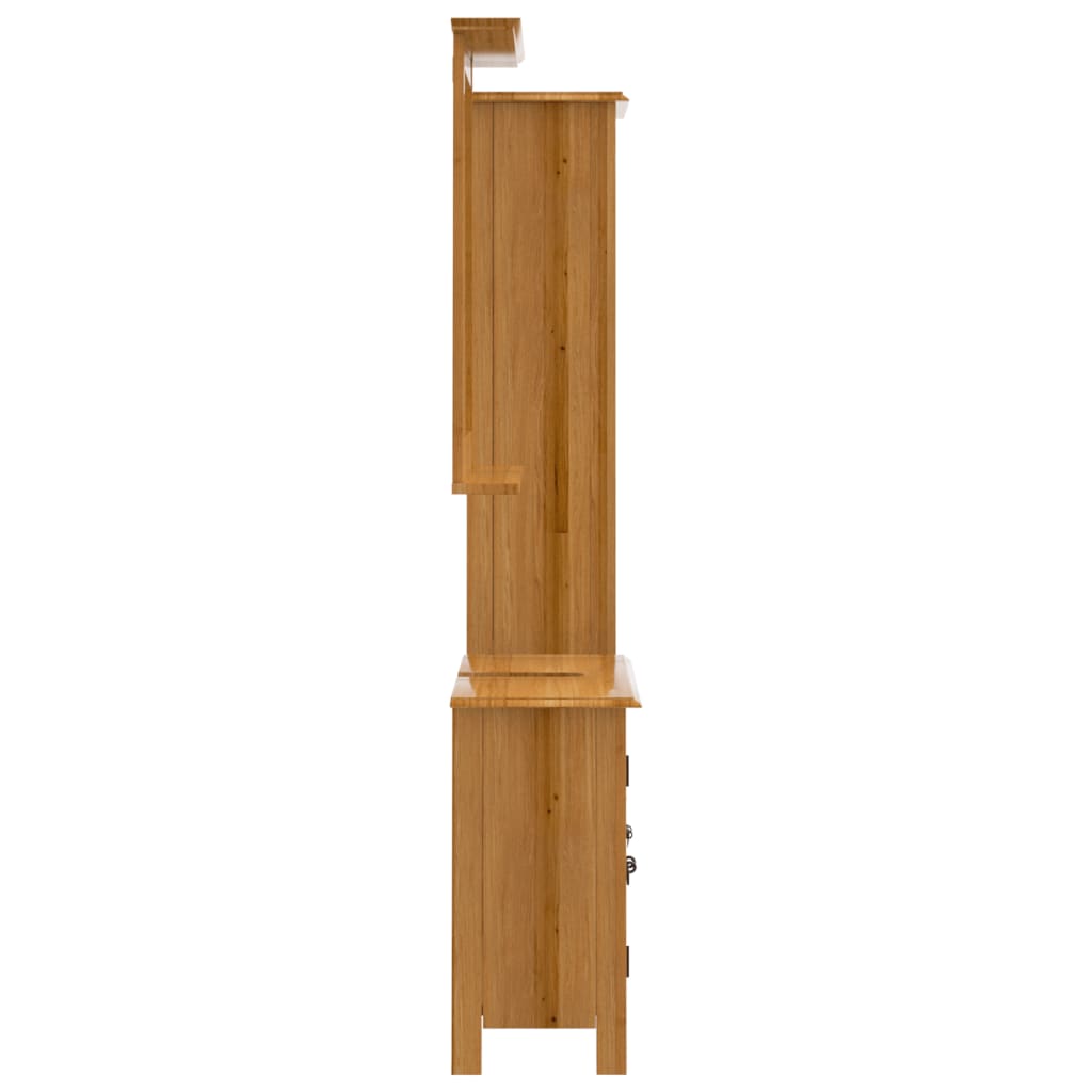 3-delige Badkamermeubelset massief grenenhout is nu te koop bij PeponiXL, paradijselijk wonen!