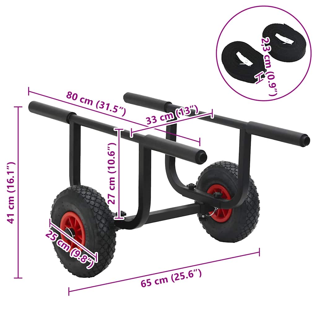 Kajaktrolley 90 kg aluminium is nu te koop bij PeponiXL, paradijselijk wonen!