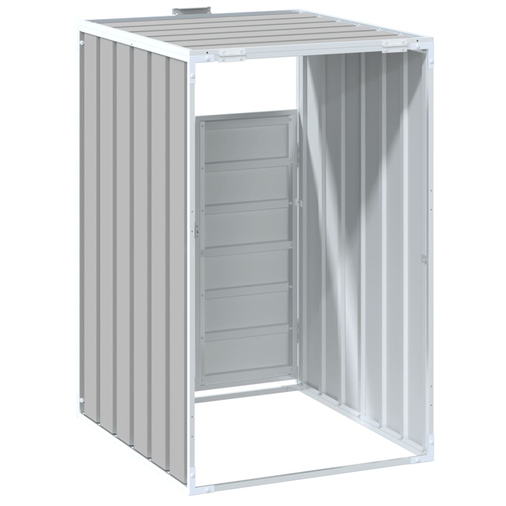 Containerberging voor 1 container 72x81x115 cm staal grijs is nu te koop bij PeponiXL, paradijselijk wonen!