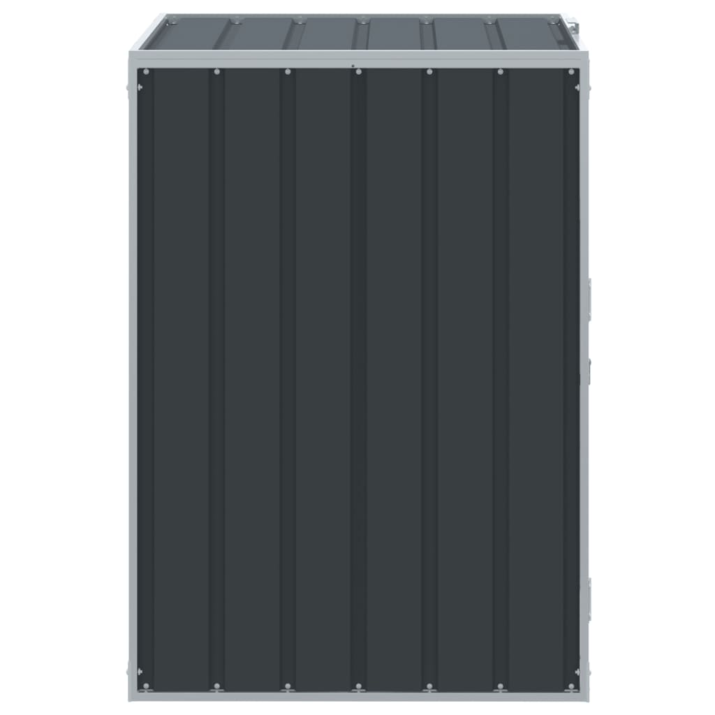 Containerberging voor 1 container 72x81x115 cm staal antraciet is nu te koop bij PeponiXL, paradijselijk wonen!