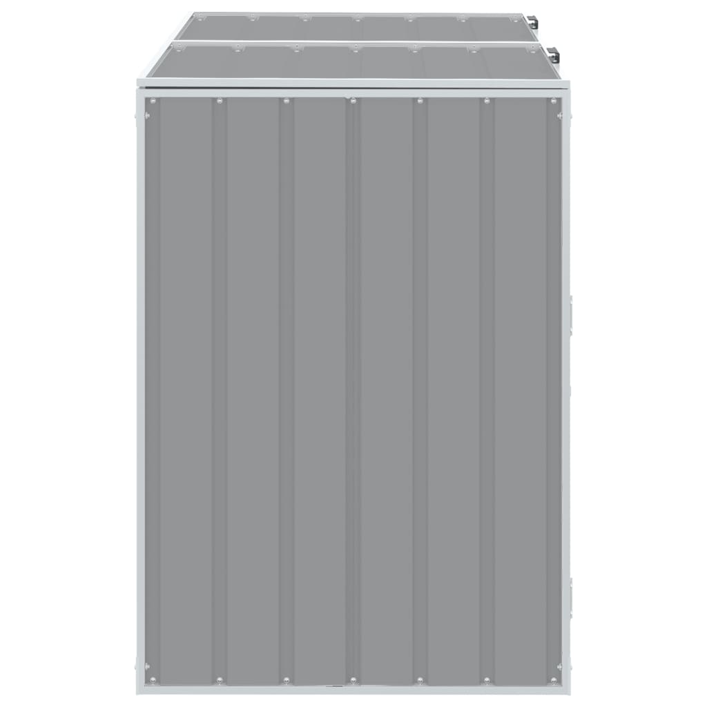 Containerberging voor 2 containers 144x81x113 cm staal grijs is nu te koop bij PeponiXL, paradijselijk wonen!