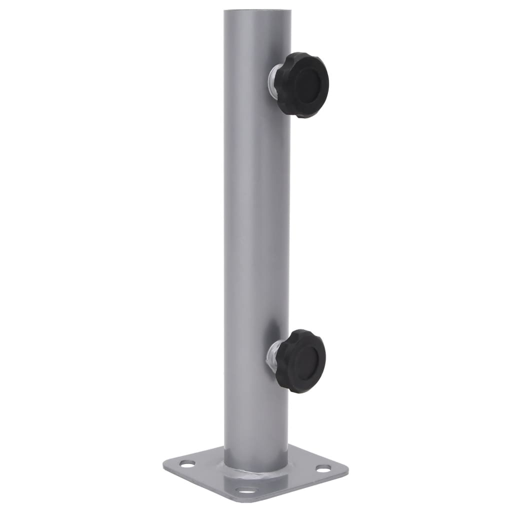 Parasolvoet voor Ø32/34/38 mm stok staal zilverkleurig is nu te koop bij PeponiXL, paradijselijk wonen!