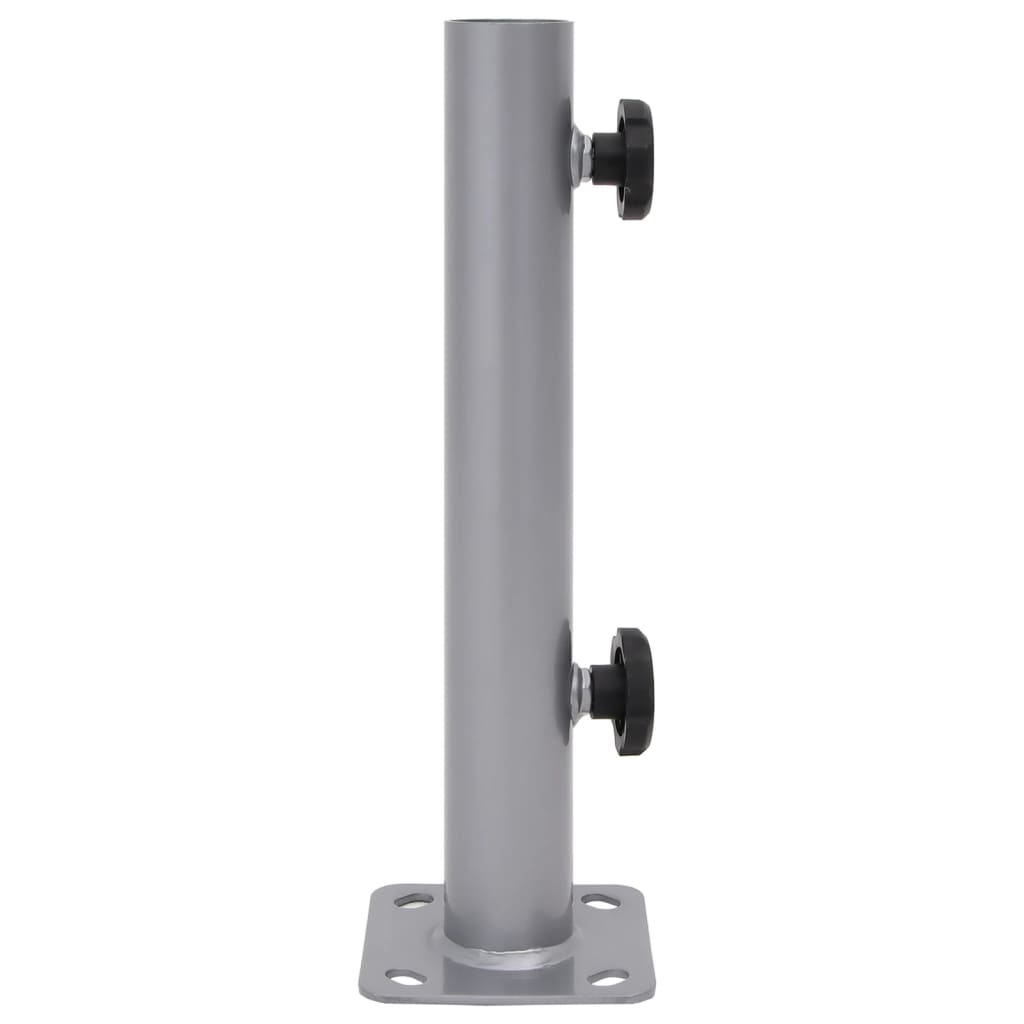 Parasolvoet voor Ø32/34/38 mm stok staal zilverkleurig is nu te koop bij PeponiXL, paradijselijk wonen!