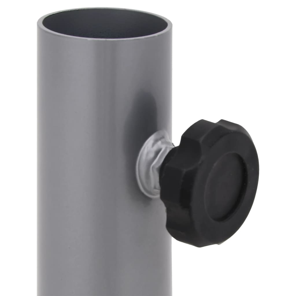Parasolvoet voor Ø32/34/38 mm stok staal zilverkleurig is nu te koop bij PeponiXL, paradijselijk wonen!