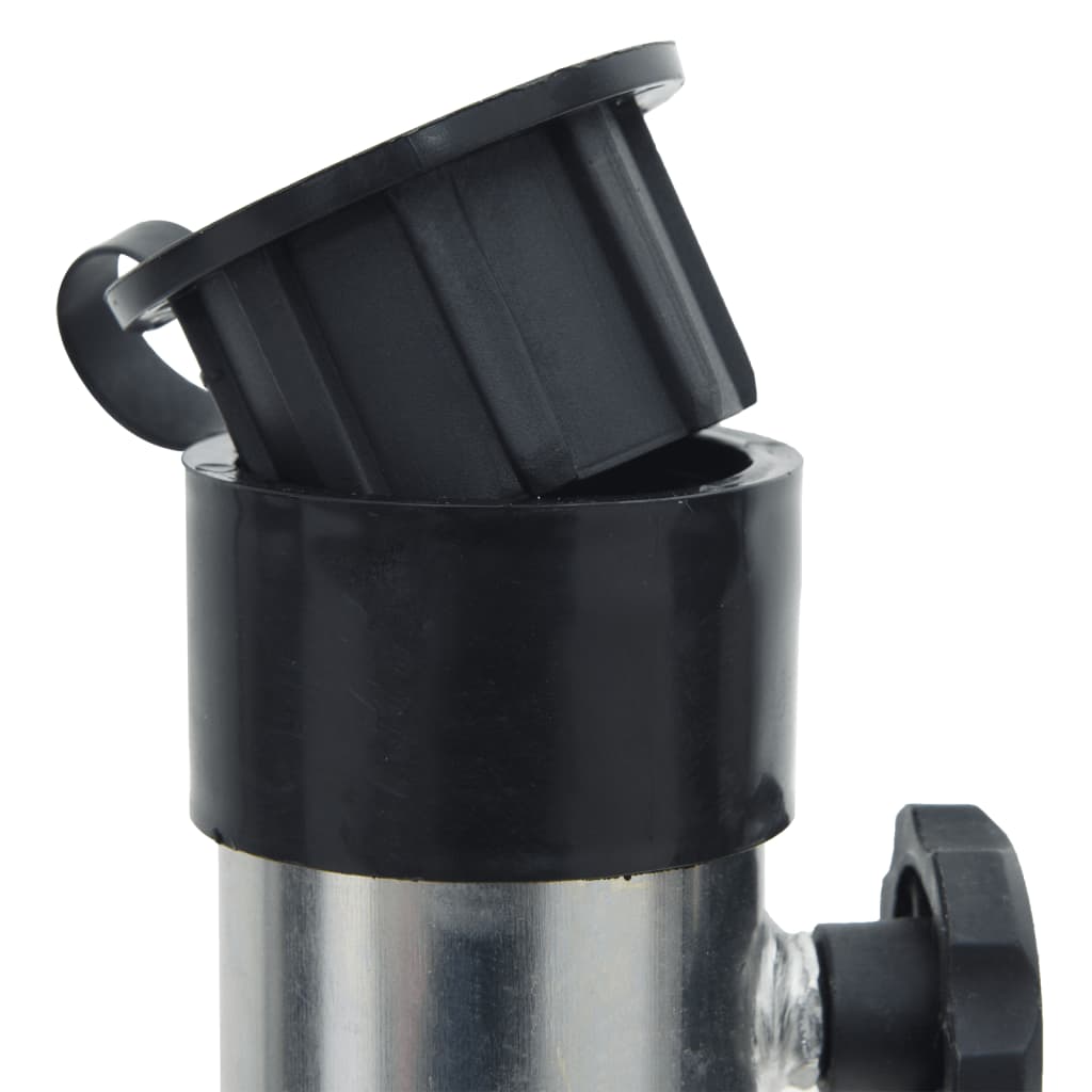 Parasolvoet met grondpennen voor Ø38/48 mm staal zilverkleurig is nu te koop bij PeponiXL, paradijselijk wonen!