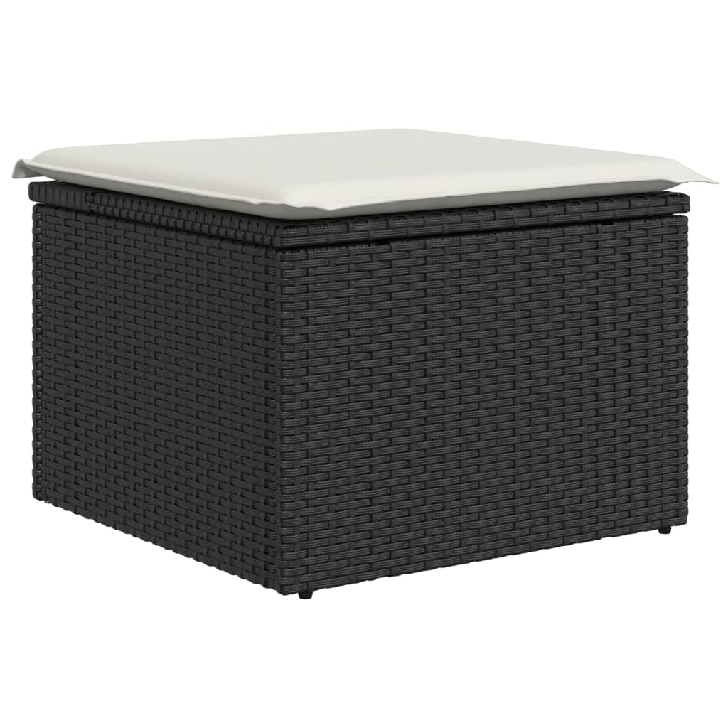 10-delige Loungeset met kussens poly rattan bruin is nu te koop bij PeponiXL, paradijselijk wonen!