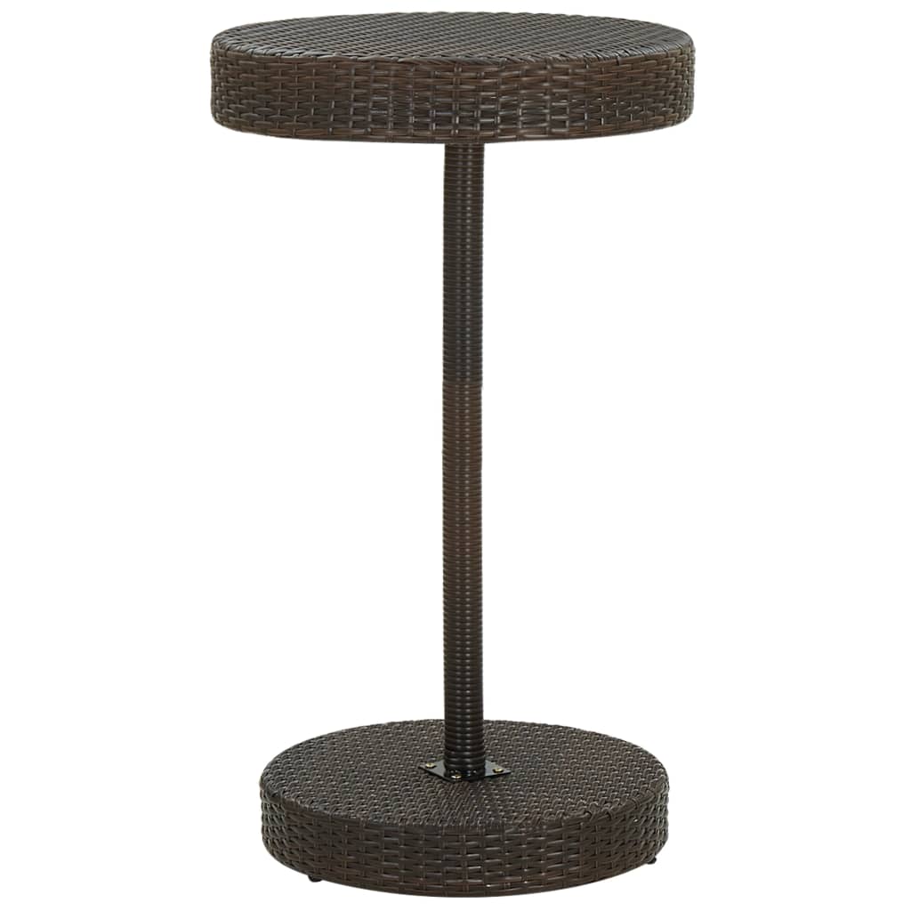 3-delige Tuinbarset met kussens poly rattan bruin is nu te koop bij PeponiXL, paradijselijk wonen!
