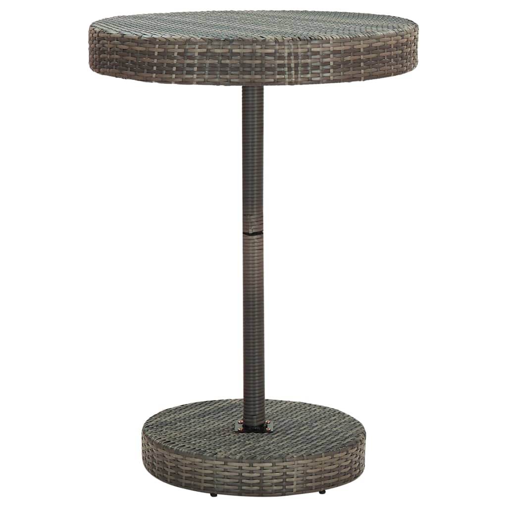 5-delige Tuinbarset met kussens poly rattan grijs is nu te koop bij PeponiXL, paradijselijk wonen!