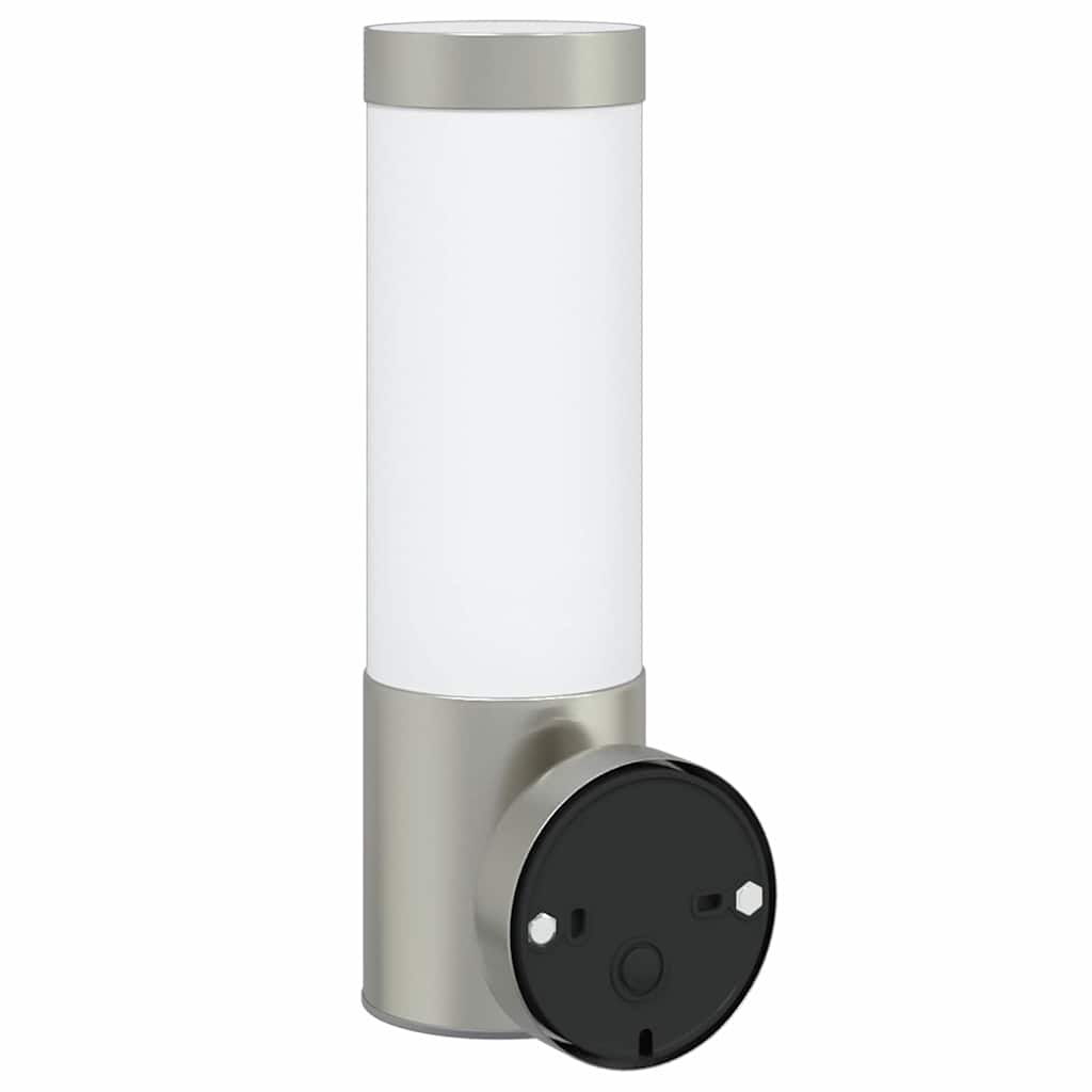 Buiten Wandlamp 2 pcs Zilver 12 x 8,5 x 27 cm is nu te koop bij PeponiXL, paradijselijk wonen!