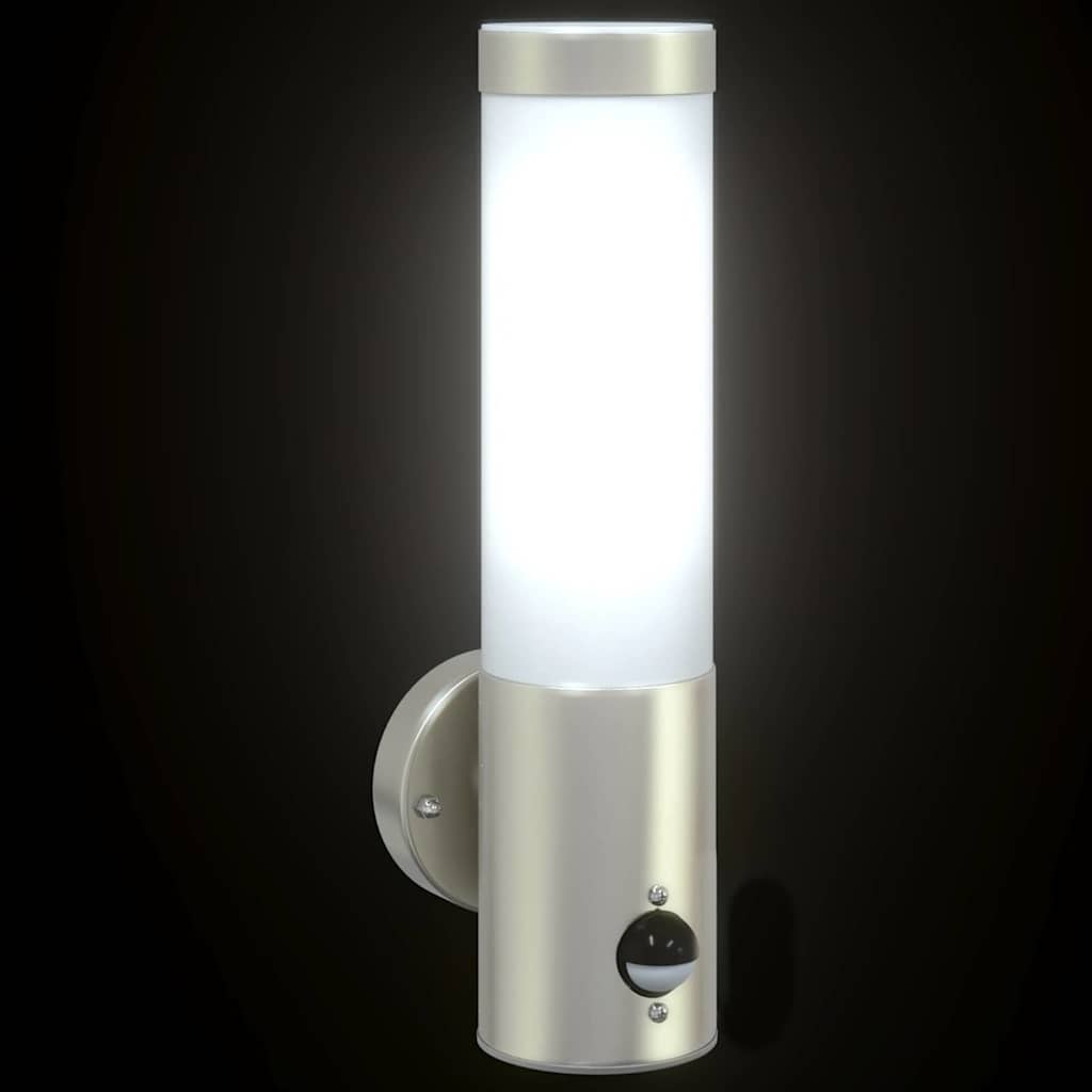 Buiten Wandlamp Zilver 12 x 8,5 x 29 cm is nu te koop bij PeponiXL, paradijselijk wonen!