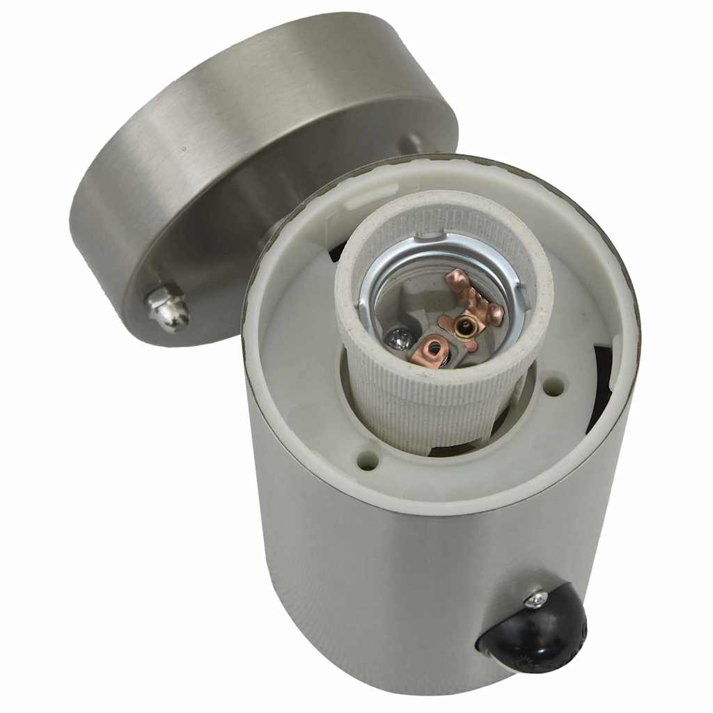 Buiten Wandlamp 2 pcs Zilver 12 x 8,5 x 29 cm is nu te koop bij PeponiXL, paradijselijk wonen!