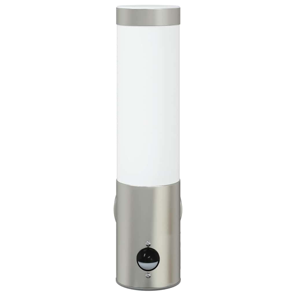 Buiten Wandlamp 2 pcs Zilver 12 x 8,5 x 29 cm is nu te koop bij PeponiXL, paradijselijk wonen!