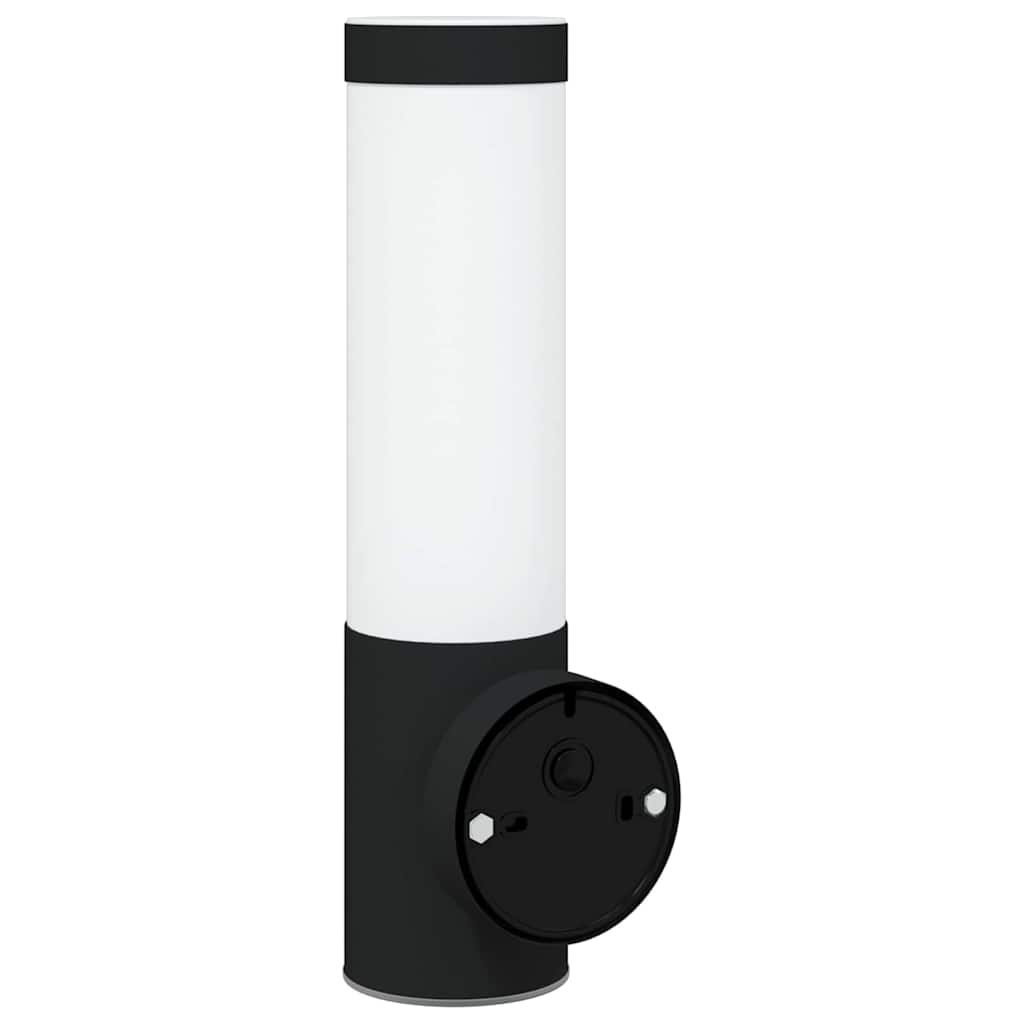 Buiten Wandlamp 2 pcs Zwart 12 x 8,5 x 29 cm is nu te koop bij PeponiXL, paradijselijk wonen!