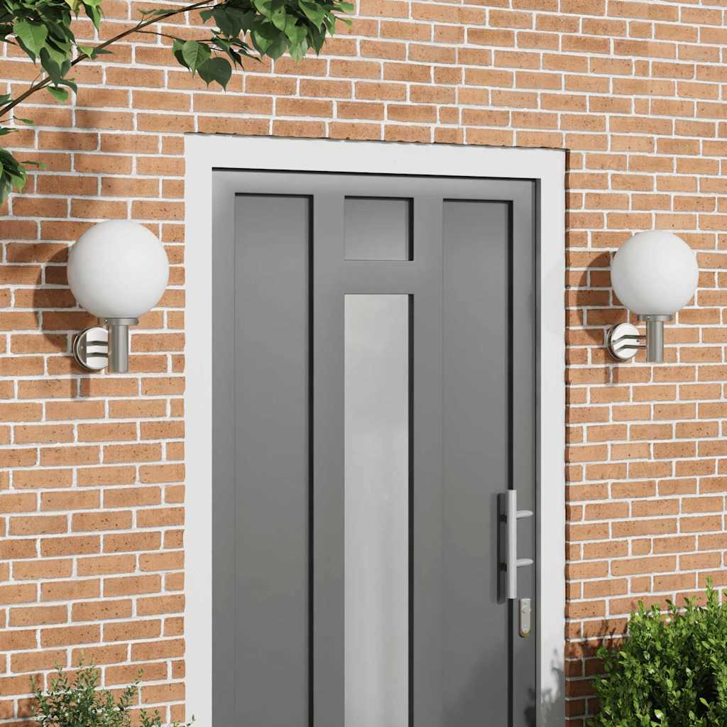 Buiten Wandlamp 2 pcs Zilver 28 x 25 x 38 cm is nu te koop bij PeponiXL, paradijselijk wonen!