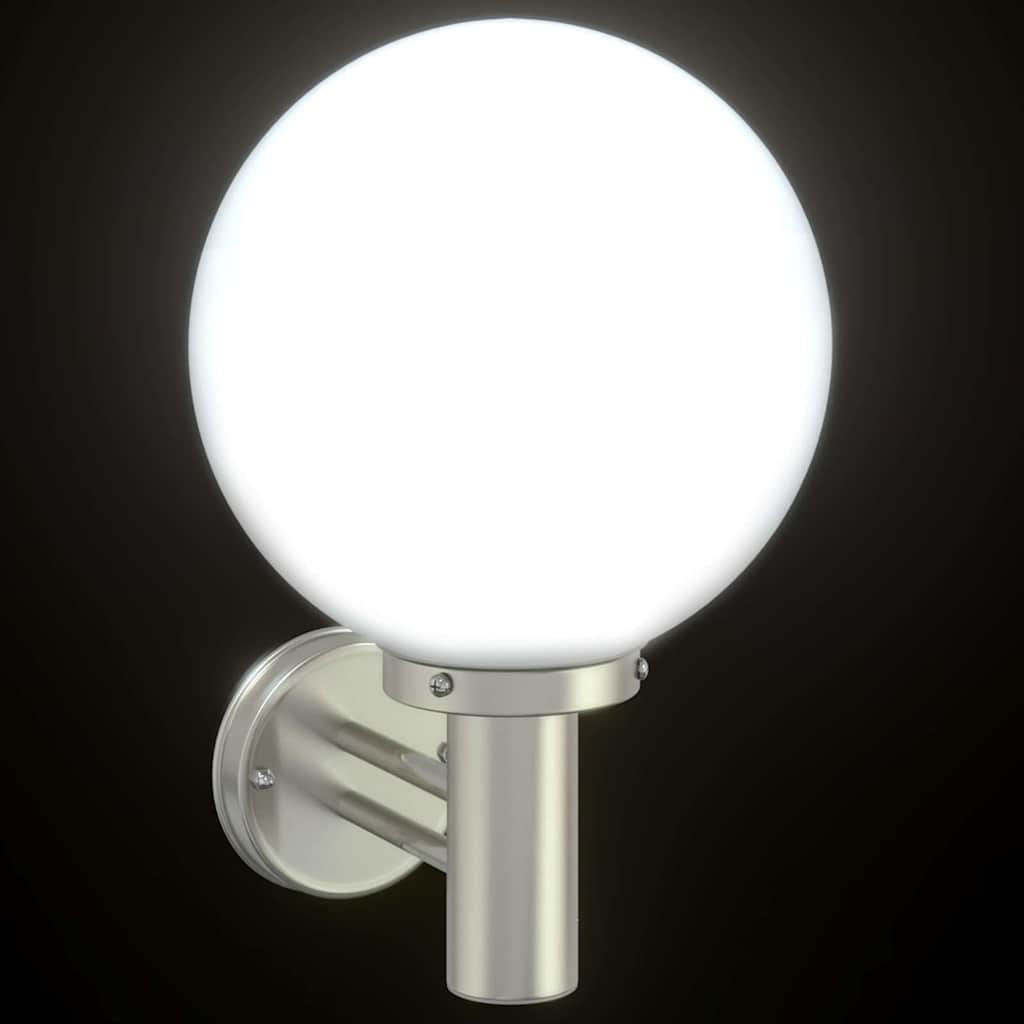 Buiten Wandlamp 2 pcs Zilver 28 x 25 x 38 cm is nu te koop bij PeponiXL, paradijselijk wonen!
