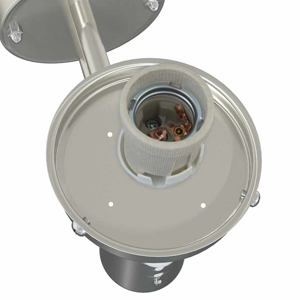 Buiten Wandlamp 2 pcs Zilver 28 x 25 x 38 cm is nu te koop bij PeponiXL, paradijselijk wonen!