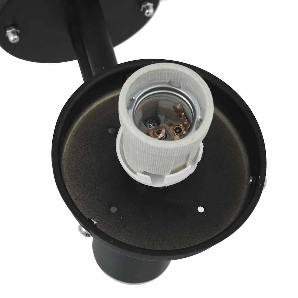 Buiten Wandlamp 2 pcs Zwart 28 x 25 x 38 cm is nu te koop bij PeponiXL, paradijselijk wonen!