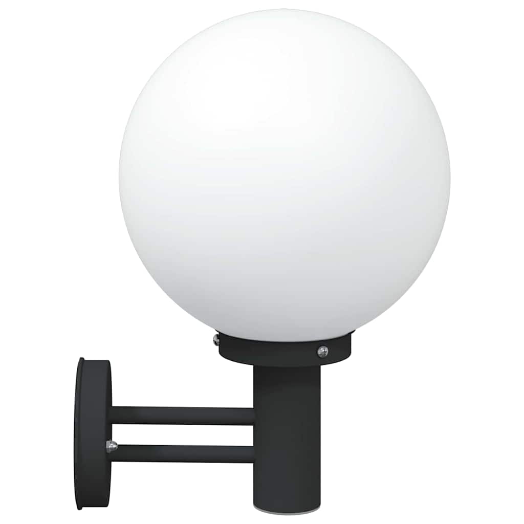 Buiten Wandlamp 2 pcs Zwart 28 x 25 x 38 cm is nu te koop bij PeponiXL, paradijselijk wonen!