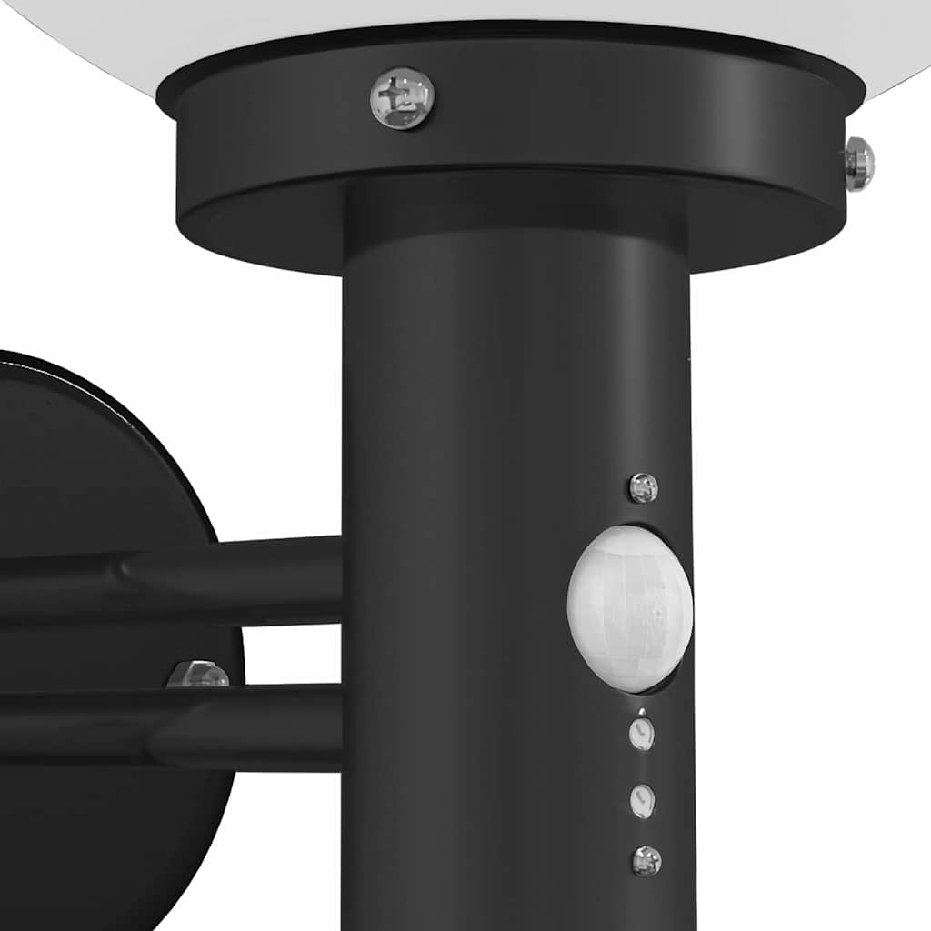 Buiten Wandlamp 2 pcs Zwart 28 x 25 x 38 cm is nu te koop bij PeponiXL, paradijselijk wonen!