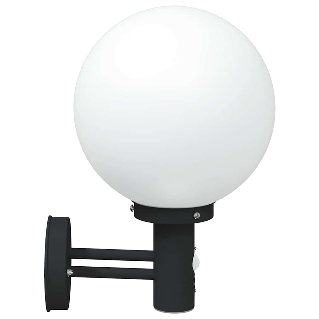 Buiten Wandlamp 2 pcs Zwart 28 x 25 x 38 cm is nu te koop bij PeponiXL, paradijselijk wonen!